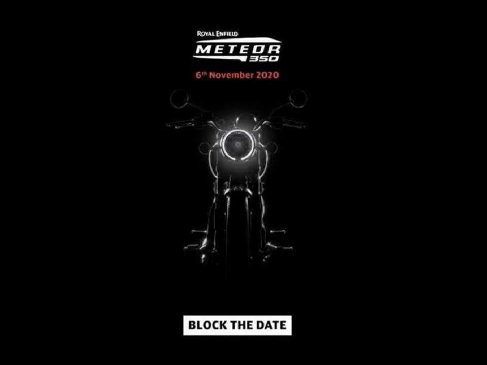 Teaser revela data de lanamento da Royal Enfield Meteor 350